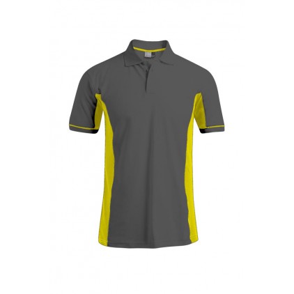 Funktions Kontrast Poloshirt Plus Size Herren - XW/graphite-s.yellow (4520_G1_H_AE.jpg)