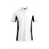 Funktions Kontrast Poloshirt Männer - WB/white-black (4520_G1_Y_B_.jpg)