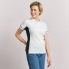 Funktions Kontrast Poloshirt Frauen - WB/white-black (4525_E1_Y_B_.jpg)