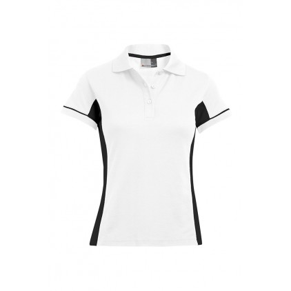 Funktions Kontrast Poloshirt Frauen - WB/white-black (4525_G1_Y_B_.jpg)