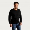 Premium V-Ausschnitt Sweatshirt Herren - 9D/black (5025_E1_G_K_.jpg)