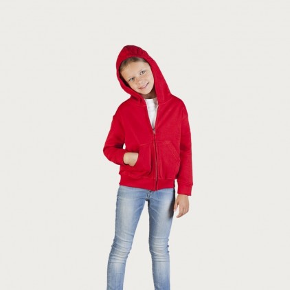 Zip Hoodie Jacke 80-20 Kinder - 36/fire red (518_E1_F_D_.jpg)