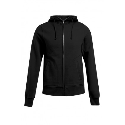 Veste sweat capuche zippée col haut grande taille Hommes promotion