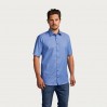 Chemise Oxford Manches Courtes Hommes  - SY/sky (6900_E1_D_H_.jpg)