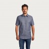 Chemise Oxford Manches Courtes Hommes  - CA/charcoal (6900_E1_G_L_.jpg)