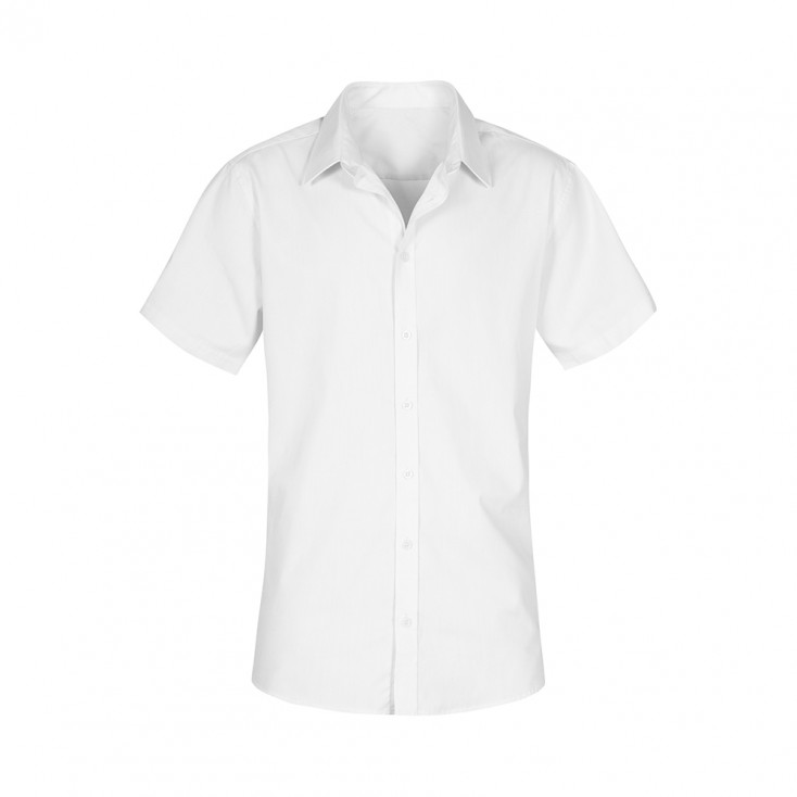 Chemise Oxford Manches Courtes grandes tailles Hommes  - 00/white (6900_G1_A_A_.jpg)