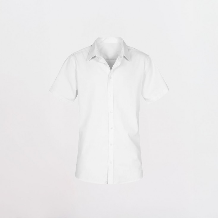 Chemise Oxford Manches Courtes grandes tailles Hommes  - 00/white (6900_L1_A_A_.jpg)