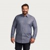 Chemise Oxford Manches Longues grandes tailles Hommes - CA/charcoal (6910_L1_G_L_.jpg)
