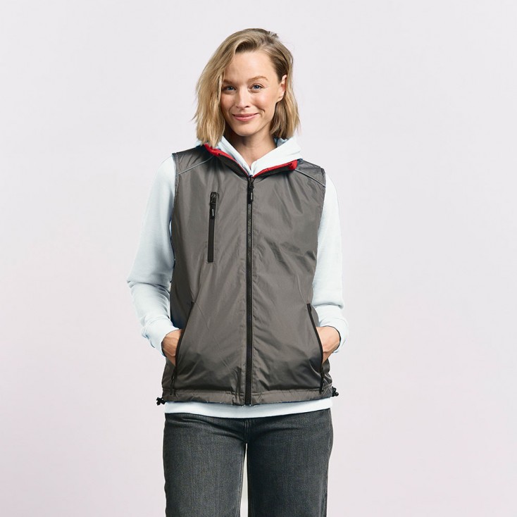 Reversible Gilet C+ Women - SR/steel-gray-red (7205_E1_X_M_.jpg)