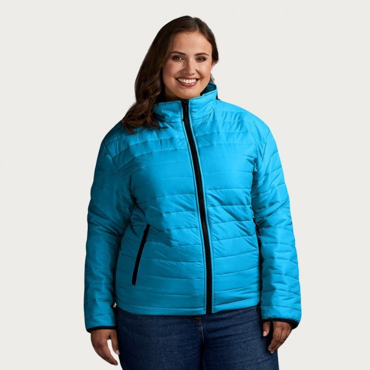 Padded Jacket C+ Plus Size Women - AQ/aqua (7622_L1_D_O_.jpg)