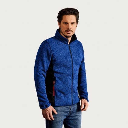 Knit Jacket Workwear Men - HV/heather royal (7700_E1_X_X_.jpg)