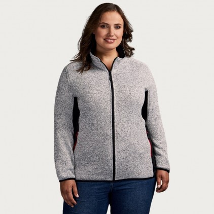 Strick Jacke Plus Size Workwear Frauen - HY/heather grey (7705_L1_G_Z_.jpg)
