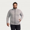 Strick-Fleece Jacke C+ Plus Size Männer - HY/heather grey (7720_L1_G_Z_.jpg)