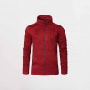 Knit fleece Jacket C+ Plus Size Men - H3/heather red (7720_L1_Q_K_.jpg)