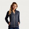 Knit fleece Jacket C+ Women - HB/heather blue (7725_E1_G_UE.jpg)