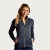 Strick-Fleece Jacke C+ Frauen - HB/heather blue (7725_E1_G_UE.jpg)