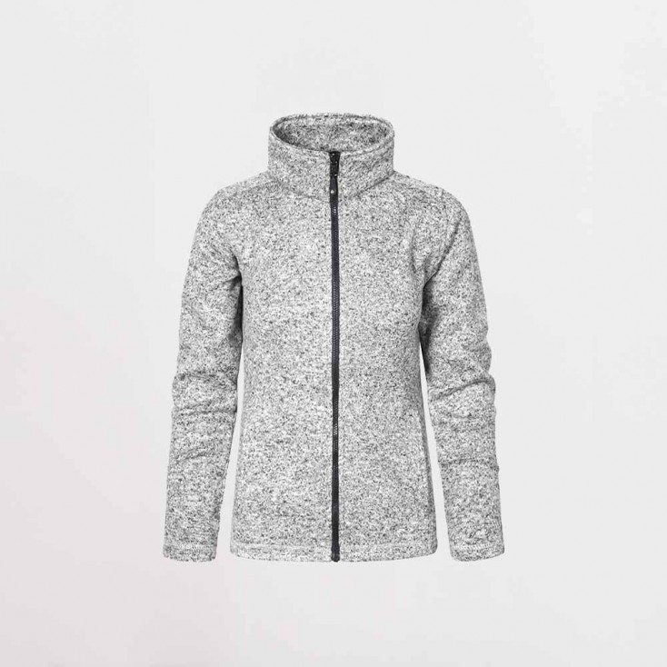 Knit fleece Jacket C+ Plus Size Women - HY/heather grey (7725_L1_G_Z_.jpg)