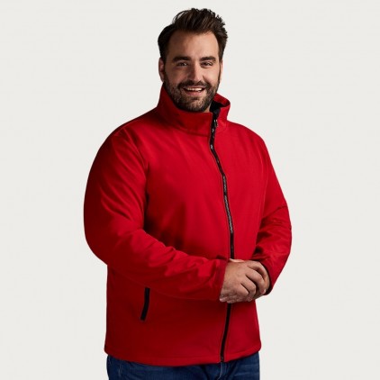 Softshell Jacket C+ Plus Size Men - 36/fire red (7820_L1_F_D_.jpg)