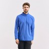 Recycled Fleece Troyer Sweatshirt Männer - AZ/azure blue (7921_E1_A_Z_.jpg)