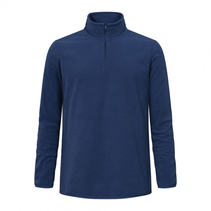 Recycled Fleece Troyer Sweatshirt Plus Size Männer - FN/french navy (7921_G1_D_J_.jpg)