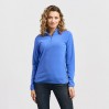 Recycled Fleece Troyer Sweatshirt Frauen - AZ/azure blue (7925_E1_A_Z_.jpg)