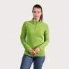 Sweatshirt col camionneur en polaire recyclée Femmes - LG/lime green (7925_E1_C___.jpg)