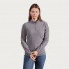 Recycled Fleece Troyer Sweatshirt Frauen - SG/steel gray (7925_E1_X_L_.jpg)