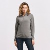 Recycled Fleece Troyer Sweatshirt Frauen - SG/steel gray (7925_E1_X_L_.jpg)