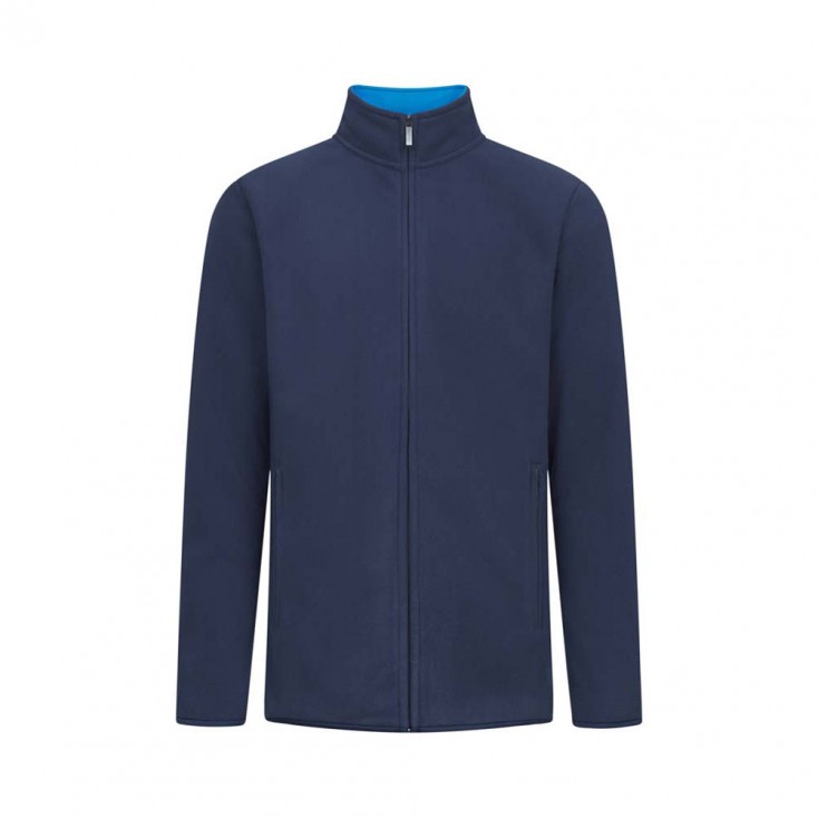 Doppel Fleece Zip Jacke Herren - 5Q/navy-aqua (7961_G1_N_E_.jpg)