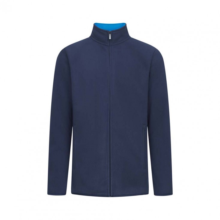 Doppel Fleece Zip Jacke Männer - 5Q/navy-aqua (7961_G1_N_E_.jpg)