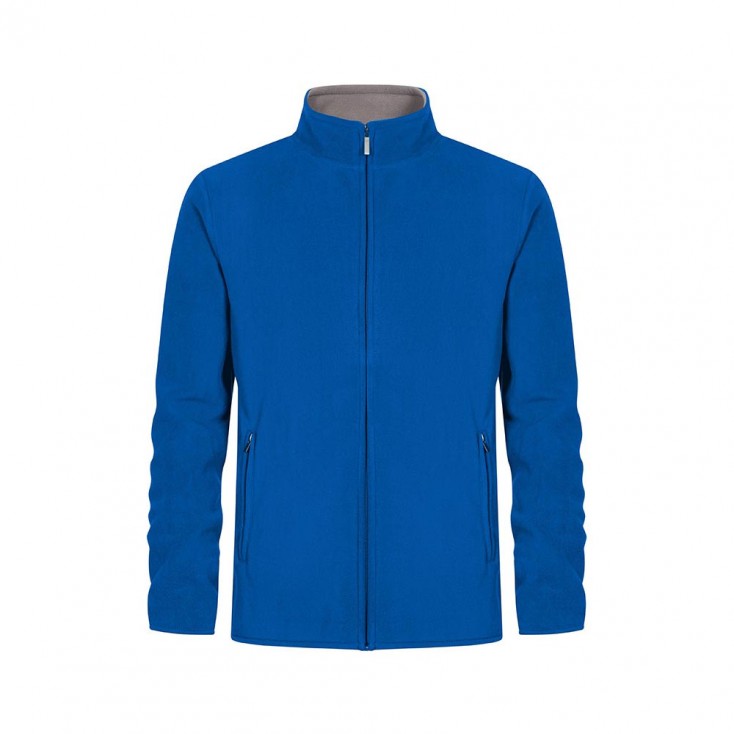 Doppel Fleece Zip Jacke Plus Size Herren - RS/royal-steel gray (7961_G1_N_F_.jpg)