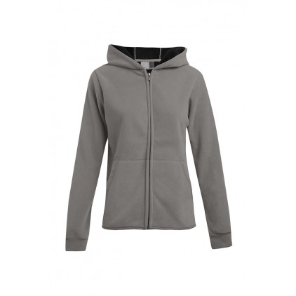 Veste polaire capuche zippé grande taille Femmes promotion - L9/light grey-black (7981_G1_G_W_.jpg)