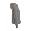 Doppel-Fleece Hoodie Jacke Plus Size Frauen Sale - L9/light grey-black (7981_G2_G_W_.jpg)