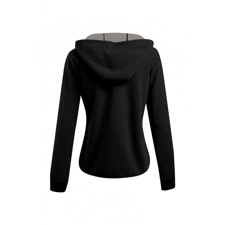 Veste polaire capuche zippé grande taille Femmes promotion - BL/black-light grey (7981_G3_I_B_.jpg)