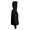 Doppel-Fleece Hoodie Jacke Plus Size Frauen Sale - BL/black-light grey (7981_G5_I_B_.jpg)