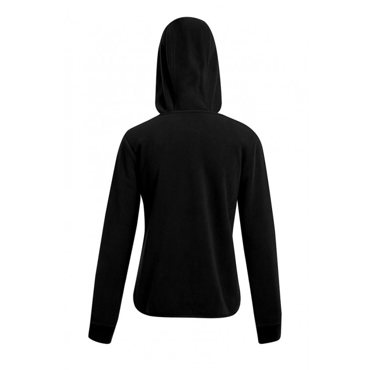 Doppel-Fleece Hoodie Jacke Plus Size Frauen Sale - BL/black-light grey (7981_G6_I_B_.jpg)
