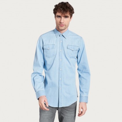 Chemise en jean Hommes - X1/light denim (CS-6000_E1_X_1_.jpg)