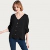 Blouse-style Shirt Women - 9D/black (CS-6015_E1_G_K_.jpg)