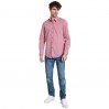 Chemise en popeline Hommes - X4/white-red (CS-6020_G3_X_4_.jpg)