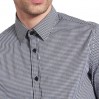 Chemise en popeline Hommes - X5/white-black (CS-6020_G2_X_5_.jpg)