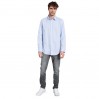 Chemise en coton Hommes - LU/light blue (CS-6030_G3_D_G_.jpg)