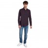 Chemise twill Hommes - X9/dark blue-red (CS-6040_G3_X_9_.jpg)