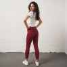 Highwaist Leggings mit Taschen Frauen - BY/burgundy (CS-7100_G2_F_M_.jpg)