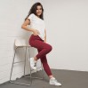 Highwaist Leggings mit Taschen Frauen - BY/burgundy (CS-7100_G3_F_M_.jpg)