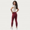 Highwaist Leggings mit Taschen Frauen - BY/burgundy (CS-7100_E2_F_M_.jpg)