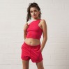 Highwaist Sweatshorts Frauen - BE/bright rose (CS-7505_G1_F_P_.jpg)