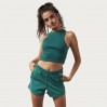 Highwaist Sweatshorts Women - G1/alge green (CS-7505_E1_P_6_.jpg)