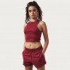 Short jogging taille haute Femmes - BY/burgundy (CS-7505_E1_F_M_.jpg)