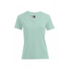 Rib V-Neck T-shirt Plus Size Women - IM/icy mint (3051_G1_C_V_.jpg)