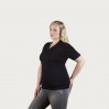 Rib V-Neck T-shirt Plus Size Women - 9D/black (3051_L1_G_K_.jpg)